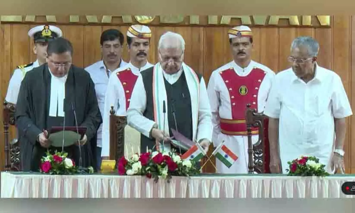 Justice Nitin Madhukar Jamdar takes oath as Chief Justice of Kerala High Court