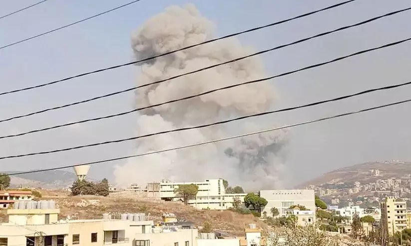 ഇന്ത്യൻ പൗരന്മാർ ലബനൻ യാത്ര ഒഴിവാക്കണമെന്ന് ഇന്ത്യൻ എംബസി; എത്രയും വേഗം രാജ്യം വിടാനും നിർദേശം