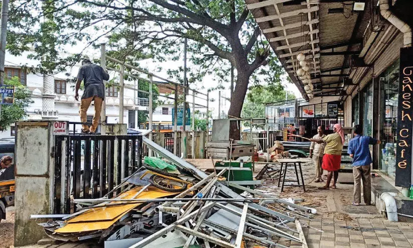 Demolition of unauthorized constructions Demolition of unauthorized constructions