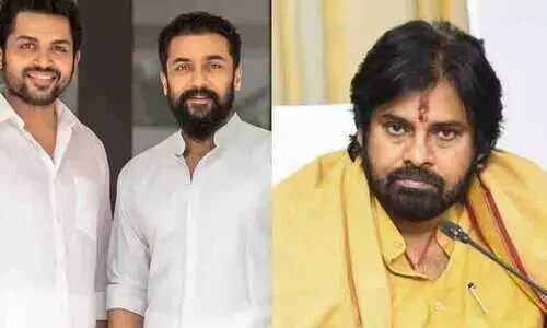 ലഡു വിവാദത്തിൽ കാർത്തിയുടെ ക്ഷമാപണം സ്വീകരിച്ച് പവൻ കല്യാൺ; പ്രതികരണവുമായി സൂര്യ