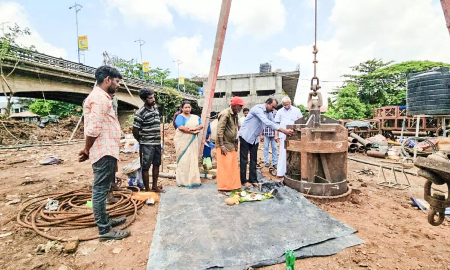 piling of kodimatha second bridge