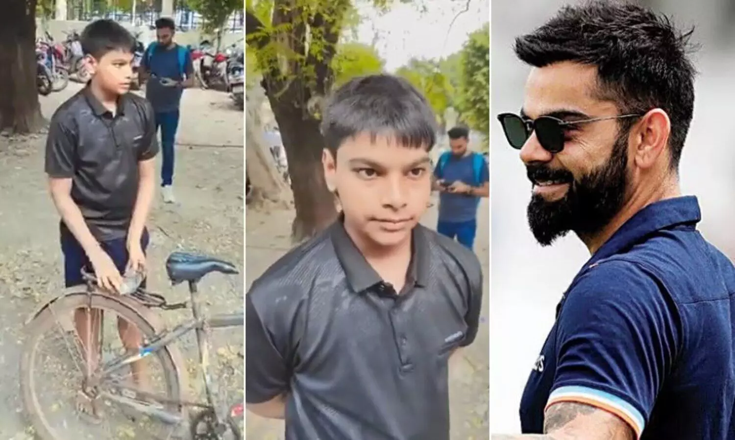 ‘കോഹ്‌ലിയെ കാണണം’; 58 കിലോമീറ്റർ സൈക്കിൾ ചവിട്ടി കാൺപുരിലെത്തി 15കാരൻ, വിഡിയോ വൈറൽ