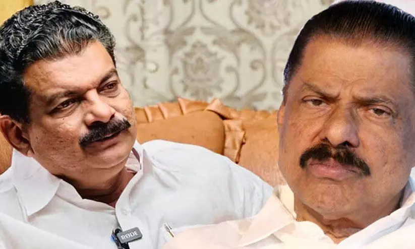 PV Anvar, MV Govindan PV Anvar, MV Govindan