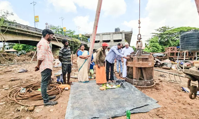piling of kodimatha second bridge