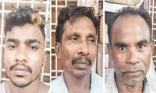 രണ്ടുകിലോ കഞ്ചാവുമായി മൂന്നുപേർ പിടിയില്‍