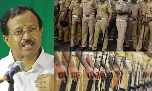 പിണറായി ഭരിക്കുമ്പോള്‍ പൊലീസ് സി.പി.എമ്മിന്‍റെ അടിമകളായി -വി.മുരളീധരൻ