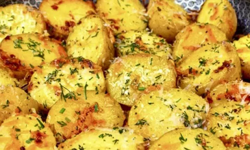 Chili Garlic Potatoes