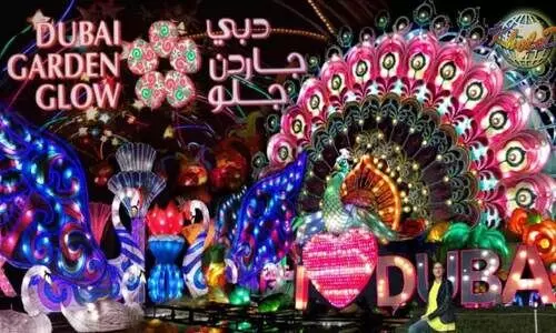 Dubai garden glow
