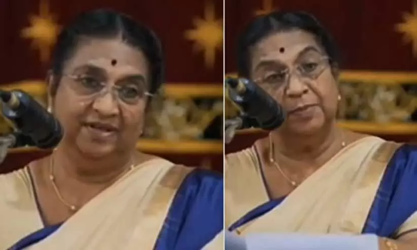 ‘എട്ടാം ക്ലാസോ പത്താം ക്ലാസോ പഠിച്ച മുസ്‍ലിം ആൺകുട്ടികൾ പി.ജിക്കാരായ ക്രിസ്ത്യൻ, ഹിന്ദു പെൺകുട്ടികളെ വിവാഹം ചെയ്യുന്നു’; ചർച്ചയായി ഡോ. ജാൻസി ജെയിംസിന്റെ വിദ്വേഷ പ്രസംഗം