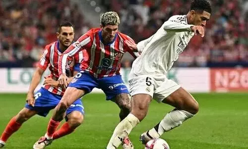 കാണികളുടെ ഏറിൽ നിർത്തിവെച്ച് മാഡ്രിഡ് ഡെർബി; നാടകീയതകൾ​ക്കൊടുവിൽ സമനില