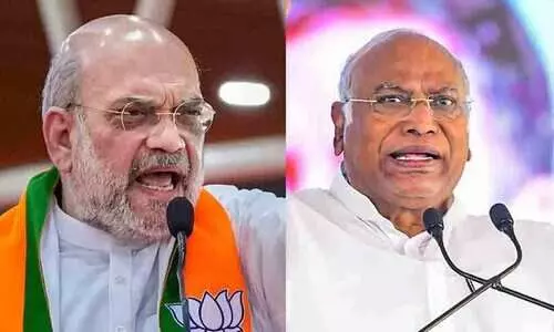amit shah and mallikarjun kharge amit shah and mallikarjun kharge