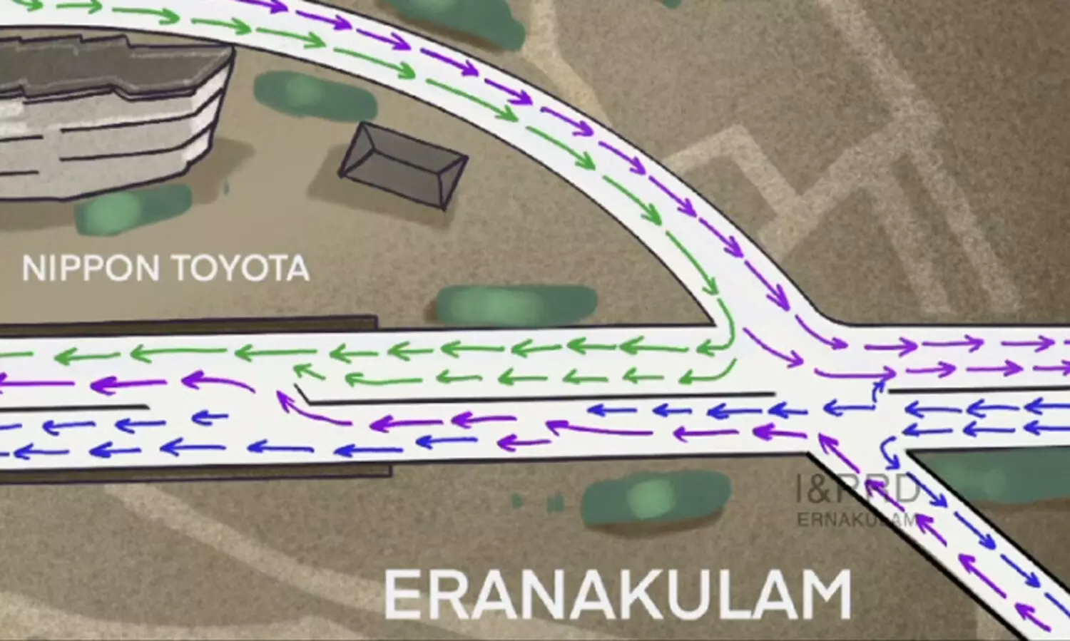 കളമശേരിയിൽ ഗതാഗതക്രമീകരണം ഒക്ടോബ൪ രണ്ടു മുതൽ