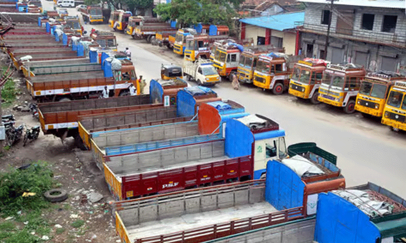 Truck strike kerala