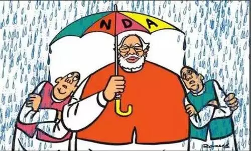 സ​ഖ്യ​നേ​താ​ക്ക​ളോ മോ​ദി​യു​ടെ ജ​യ്‍വി​ളി​ക്കാ​രോ?