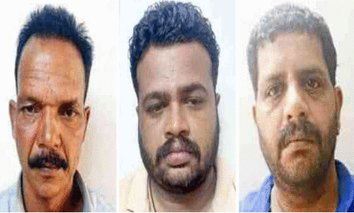 ഇ​രു​മ്പ് പൈ​പ്പു​ക​ൾ മോ​ഷ്ടി​ച്ച​ മൂ​ന്നം​ഗ സം​ഘം പി​ടി​യി​ൽ