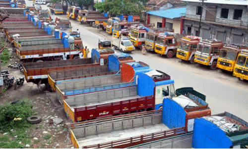 Truck strike kerala
