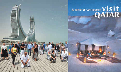 സ​ഞ്ചാ​രി​ക​​​ളെ സ്വാ​ഗ​തം ചെ​യ്​​ത്​ വി​സി​റ്റ്​ ഖ​ത്ത​ർ ​ഗ്ലോ​ബ​ൽ കാ​മ്പ​യി​ൻ