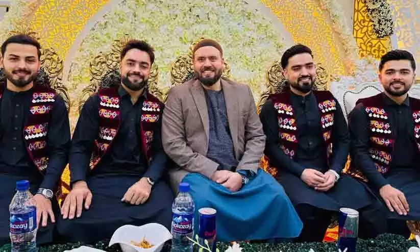 റാഷിദ് ഖാൻ വിവാഹിതനായി, കൂടെ സഹോദരൻമാരും; കാബൂളിൽ കല്യാണാഘോഷവുമായി അഫ്ഗാൻ നായകൻ