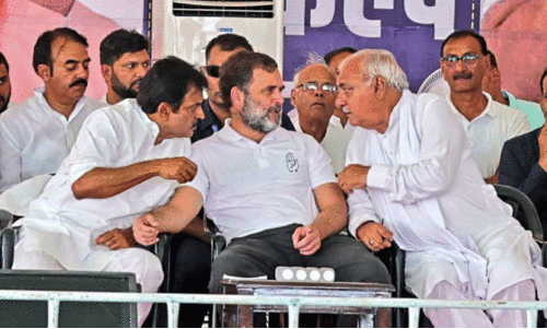 ഹരിയാനയിൽ വിജയ പ്രതീക്ഷയിൽ കോൺഗ്രസ്