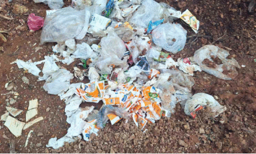 ചെ​ങ്ക​ൽ ക്വാ​റി​യി​ൽ മാ​ലി​ന്യം ത​ള്ളി​യ​തി​ന് 10,000 രൂ​പ പി​ഴ