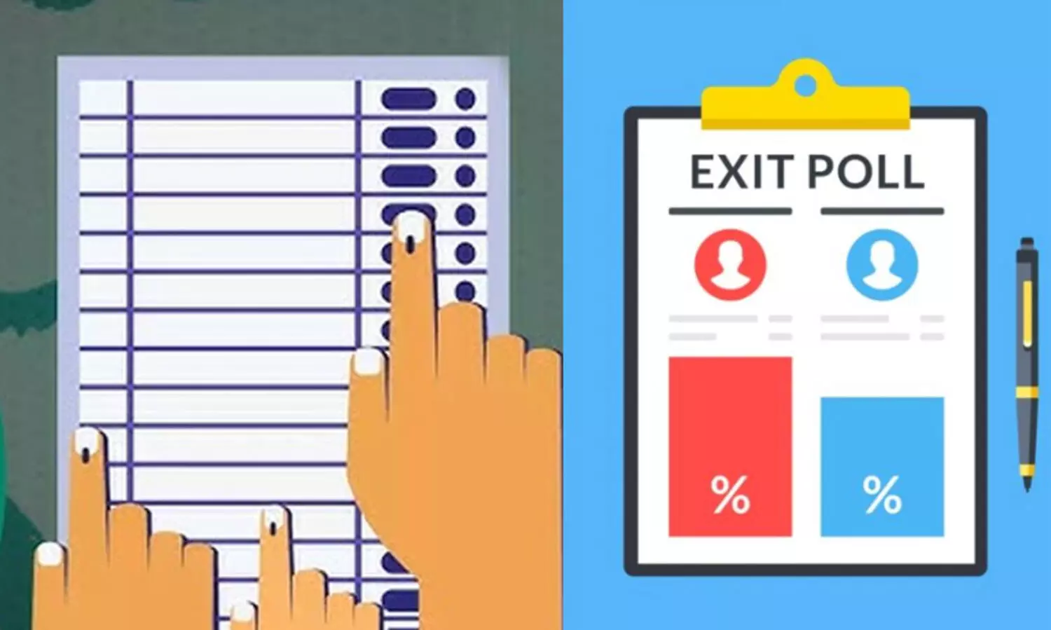 ജമ്മു കശ്മീർ - ഹരിയാന നിയമസഭ തെരഞ്ഞെടുപ്പ്: ജനം പ്രതിഫലിപ്പിച്ച വികാരത്തോട് ചേർന്ന എക്സിറ്റ് പോൾ ഫലങ്ങൾ