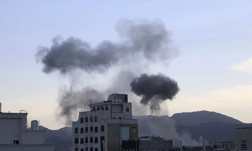 യമനിൽ ഹൂതികൾക്ക് നേരെ യു.എസ് ആക്രമണം