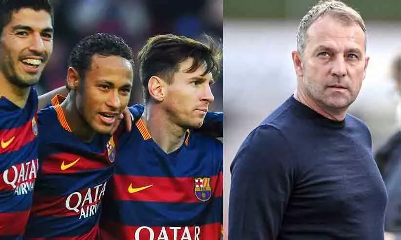 മെസ്സി-നെയ്മർ-സുവാരസ് ത്രിമൂർത്തികളുടെ റെക്കോർഡിനൊപ്പം പിടിച്ച് ഫ്ലിക്കിന്‍റെ ബാഴ്സ!