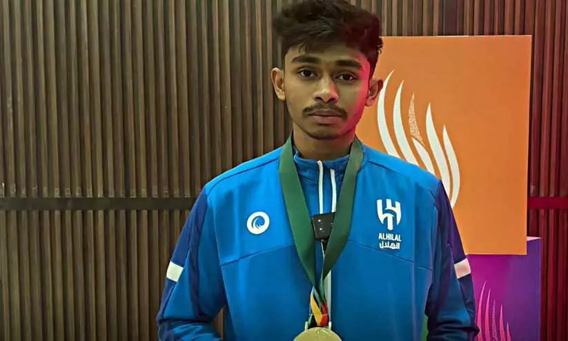 ഖദീജ നിസക്ക്​ പുറമെ കോഴിക്കോട്​ സ്വദേശി ഷാമിലിനും സൗദി ഗെയിംസിൽ സ്വർണം