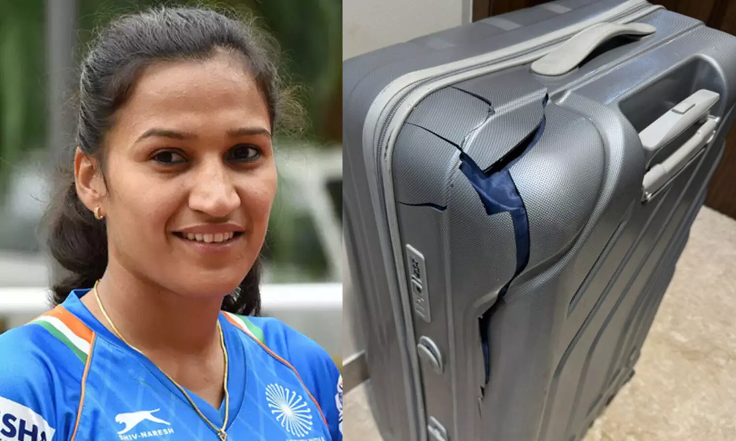 എയര്‍ ഇന്ത്യ വിമാന യാത്രക്കിടെ സ്യൂട്ട്കേസ് പൊട്ടിത്തകർന്നു; ദുരനുഭവം പങ്കുവെച്ച് ഇന്ത്യൻ വനിത ഹോക്കി താരം