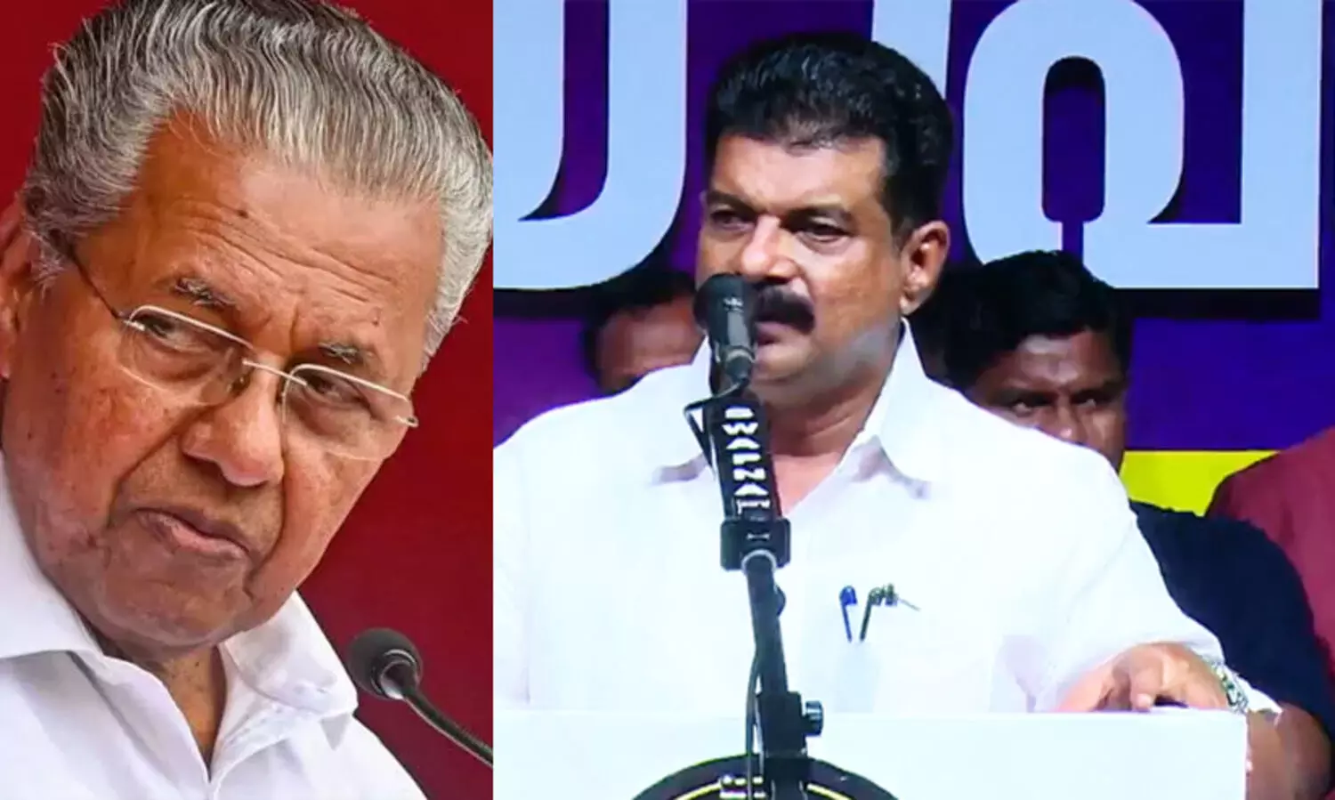 PV Anvar, Pinarayi Vijayan