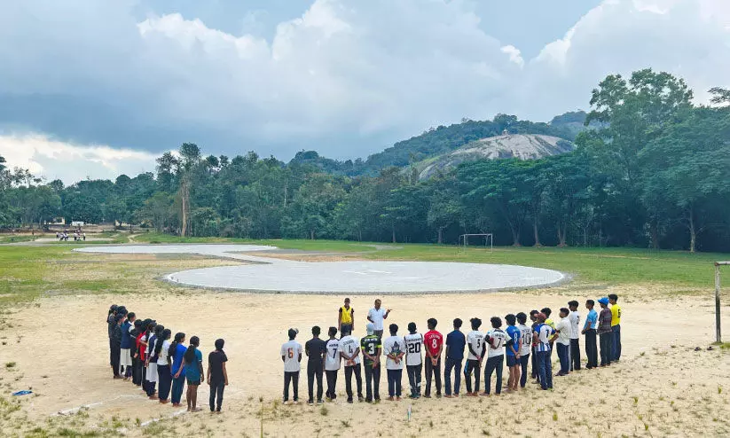 Kalpetta SKMJ school ground