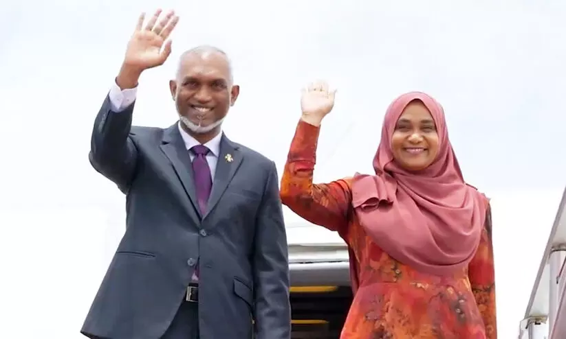 Mohamed Muizzu, Maldives President, Sajidha Mohamed Mohamed Muizzu, Maldives President, Sajidha Mohamed