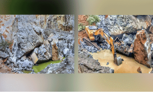 Lorry- bulldozer collision Lorry- bulldozer collision