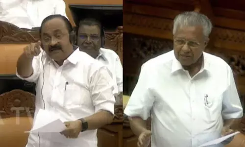 നി​യ​മ​സ​ഭ​യി​ൽ മു​ഖ്യ​മ​ന്ത്രിയും പ്ര​തി​പ​ക്ഷ നേ​താ​വും തമ്മിലെ വാ​ക്​​പോ​ര് ഇങ്ങനെ...