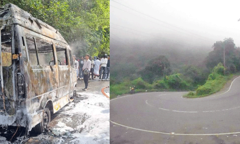 കു​റ്റ്യാ​ടി ചു​ര​ത്തി​ൽ വാ​ഹ​ന​ങ്ങ​ൾ ക​ത്തി​ന​ശി​ക്കു​ന്ന​ത്​ തു​ട​ർ​ക്ക​ഥ