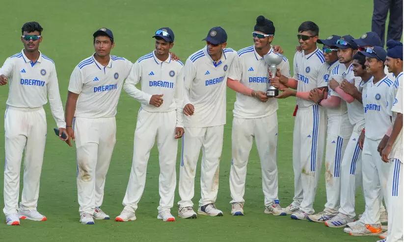 അണ്ടർ 19 ടെസ്റ്റ്: ഓസീസിനെതിരെ ഇന്നിങ്സ് ജയത്തോടെ പരമ്പര തൂത്തുവാരി ഇന്ത്യ