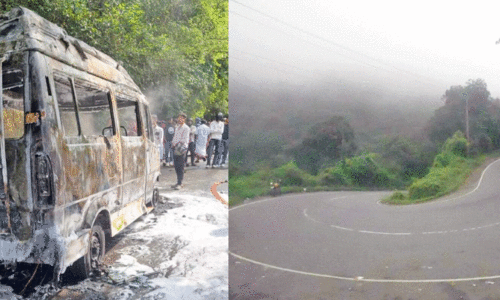 കു​റ്റ്യാ​ടി ചു​ര​ത്തി​ൽ വാ​ഹ​ന​ങ്ങ​ൾ ക​ത്തി​ന​ശി​ക്കു​ന്ന​ത്​ തു​ട​ർ​ക്ക​ഥ