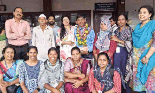 മുഹമ്മദ് അഫ്താബിനും മെൽക്കി സെഡക്കിനും ഹൃദയ നിറഞ്ഞ വരവേൽപ്പൊരുക്കി എസ്.എസ്.കെ അധികൃതർ