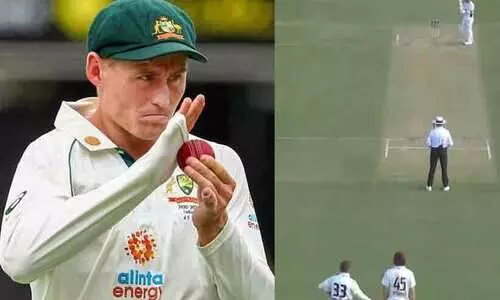 ഇങ്ങനൊരു ഫീൽഡ് സെറ്റിങ് ഇതുവരെ കണ്ടിട്ടില്ല!; ബൗളറുടെ തൊട്ടടുത്ത് ഫീൽഡറെ നിർത്തി ലബുഷെയ്ൻ- Video