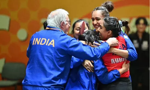 ഏഷ്യൻ ടേബ്ൾ ടെന്നിസിൽ ഇന്ത്യൻ വനിതകൾക്ക് ആദ്യ മെഡൽ; മെഡലുറപ്പിച്ച് പുരുഷന്മാരും