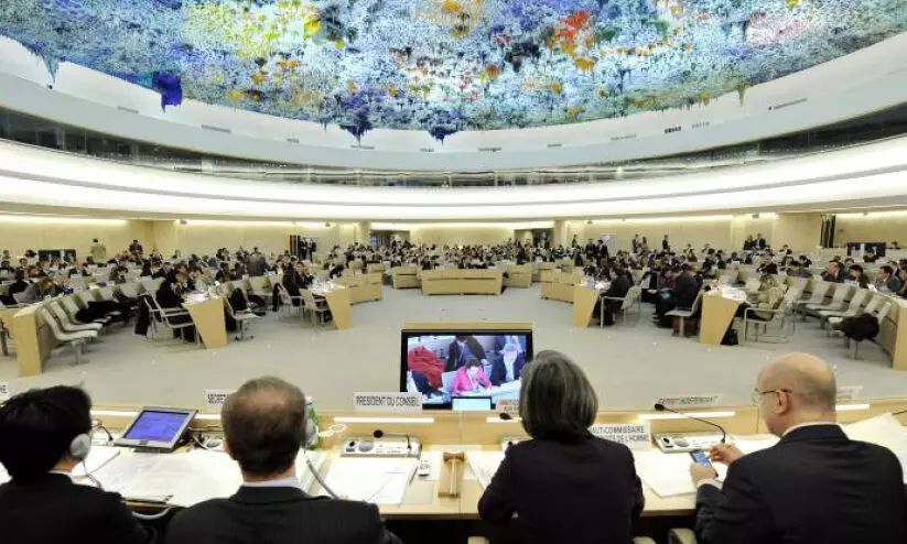 മ​നു​ഷ്യാ​വ​കാ​ശ കൗ​ൺ​സി​ൽ യോ​ഗം