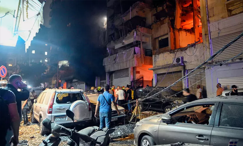 ഇസ്രായേൽ വധശ്രമത്തെ അതിജീവിച്ച് ഹിസ്ബുല്ല നേതാവ്; ബെയ്റൂത്തിൽ 22 പേർ കൊല്ലപ്പെട്ടു