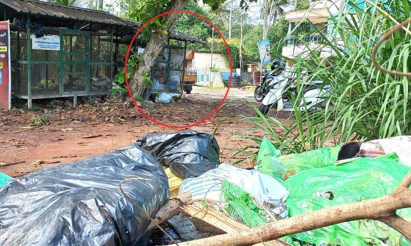 മാലിന്യനിക്ഷേപ കേന്ദ്രമായി സ്റ്റുഡിയോ റോഡ്​