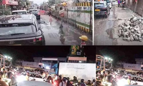 ഉയരപ്പാത നിർമാണം;  ഗതാഗത സ്തംഭനത്തിനിടയാക്കി മുന്നറിയിപ്പില്ലാത്ത നിർമാണ പ്രവൃത്തി