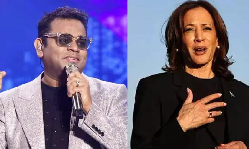 കമലാ ഹാരിസി​ന്‍റെ പ്രചാരണത്തിന് ഉത്തേജനമേകാൻ   എ.ആർ. റഹ്മാ​​ന്‍റെ മ്യൂസിക് വിഡിയോ