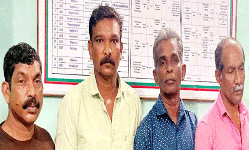 കാ​ട്ടു​പ​ന്നി​യെ വേ​ട്ട​യാ​ടി​യ കേ​സി​ൽ നാ​ലു​പേ​ർ കൂടി അ​റ​സ്റ്റി​ൽ