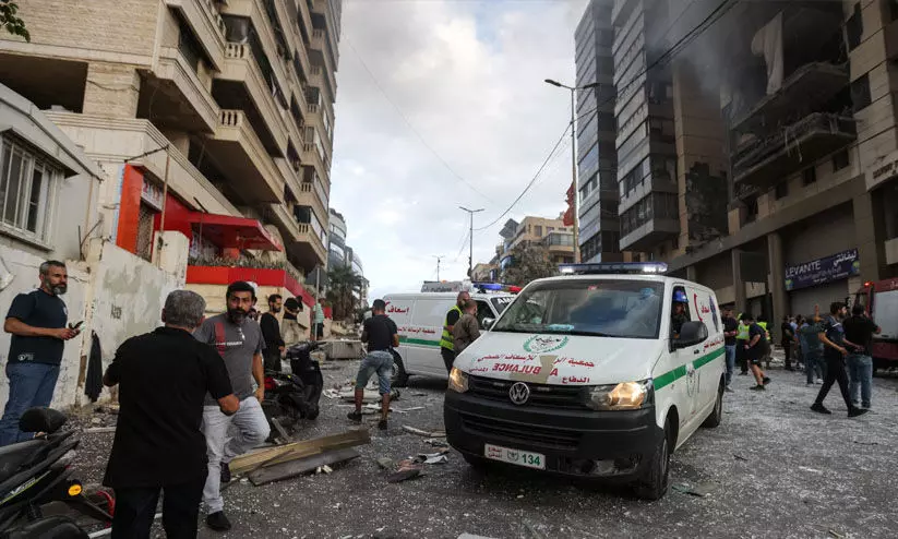 ലെബനാനിൽ കൂടുതൽ ഒഴിപ്പിക്കലിനൊരുങ്ങി ഇസ്രായേൽ; ആംബുലൻസുകളെയടക്കം ആക്രമിക്കുമെന്ന് ഭീഷണി