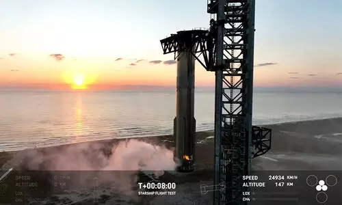 Starship Rocket, Space X, Rocket launching