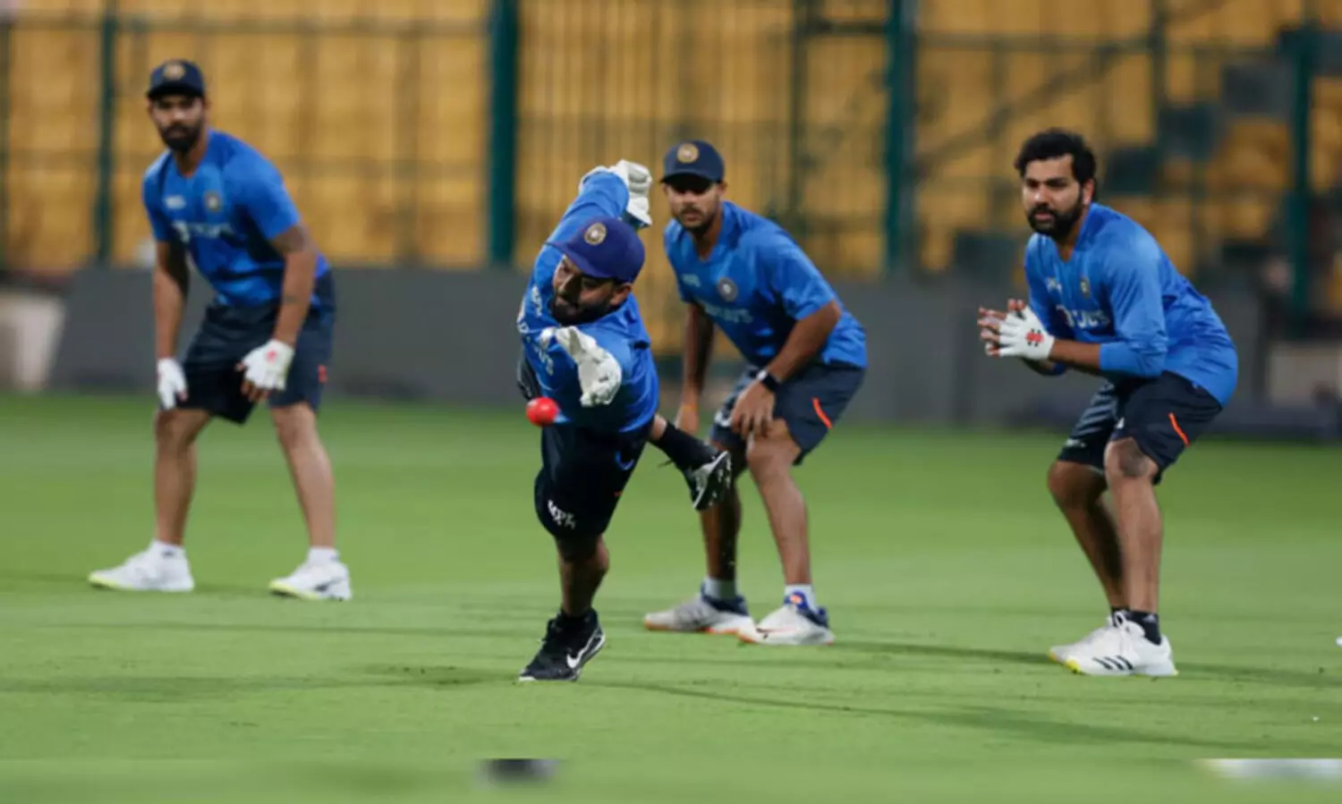 ഇന്ത്യൻ ടീമിന്‍റെ പരിശീലനത്തിനിടെ നെറ്റ്സിൽ ഒരു സർപ്രൈസ് അതിഥി; താരങ്ങളും ഹാപ്പി -വിഡിയോ വൈറൽ