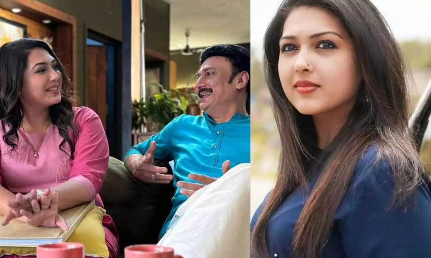 Aishwarya  Socialmedia post About Father Baiju Santhosh Car accident